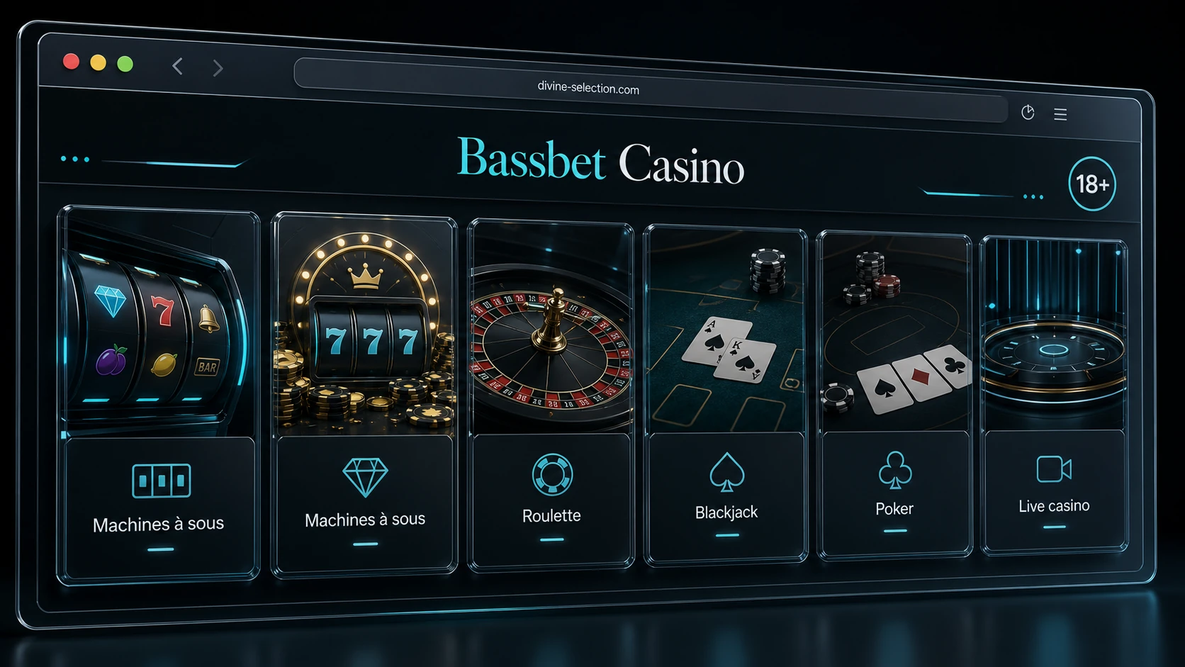 Jeux disponibles sur Bassbet Casino